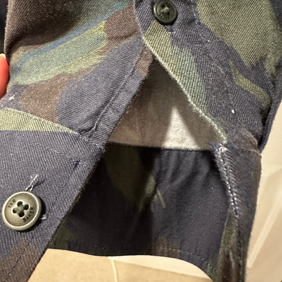 TED BAKER LONDON Fielder Camo Button Down Long Sleeve Shirt 6 - Picture 6 of 10